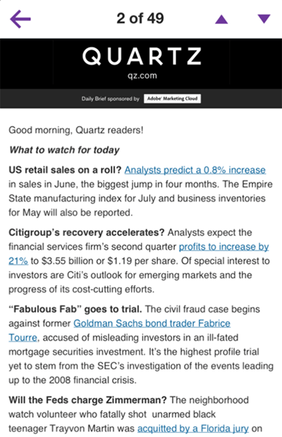 Quartz Daily Brief