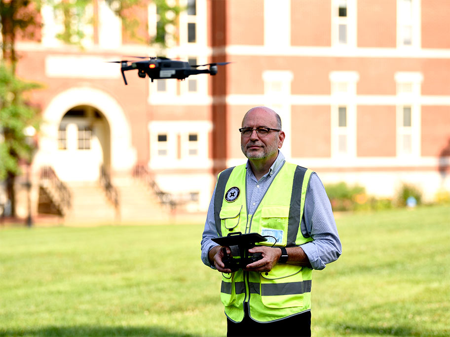 Stacey Woelfel is RJI’s new drone director