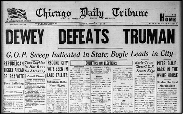 Chicago Daily Tribune | Dewey Defeats Truman