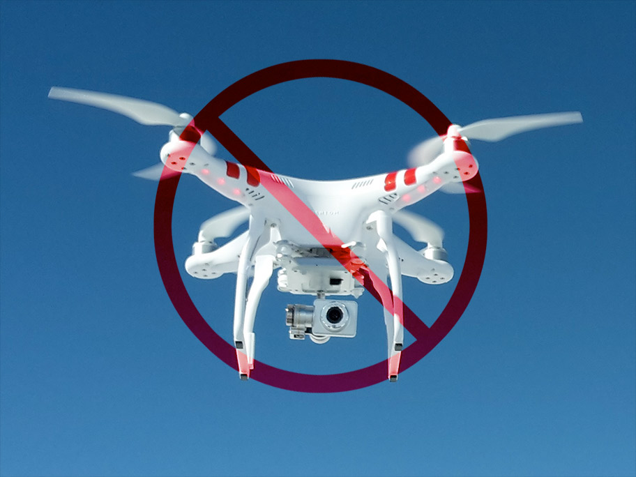 A tussle over airspace. Could news drones be collateral damage?