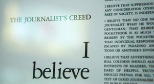The Journalist's Creed