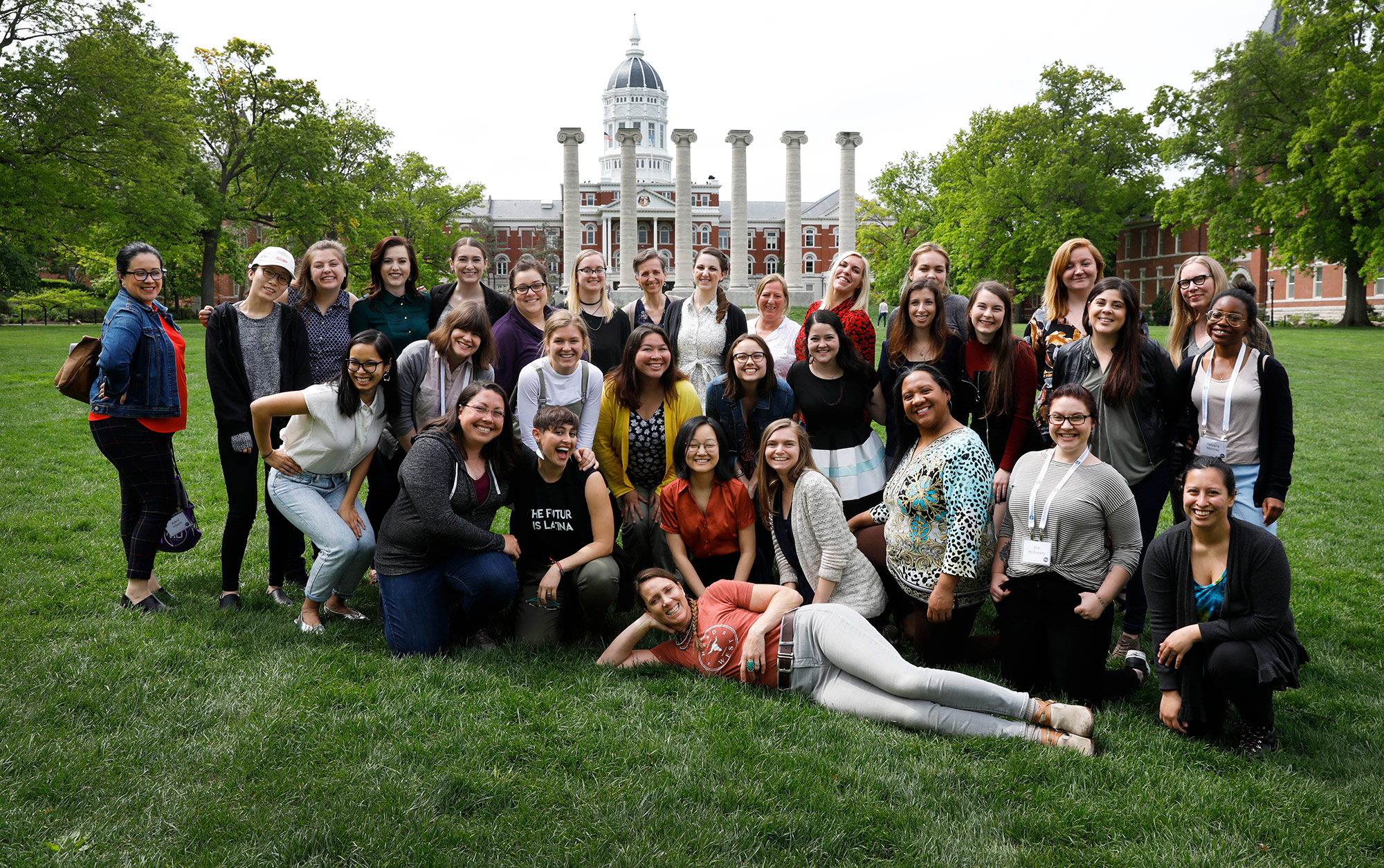 The 2019 Women in Journalism Workshop attendees and session leaders.