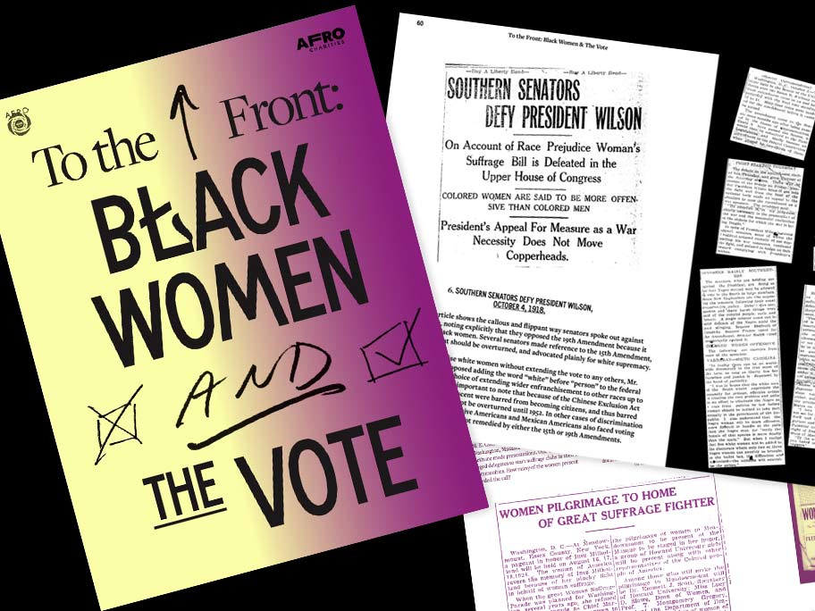 To the Front: Black Women and the Vote
