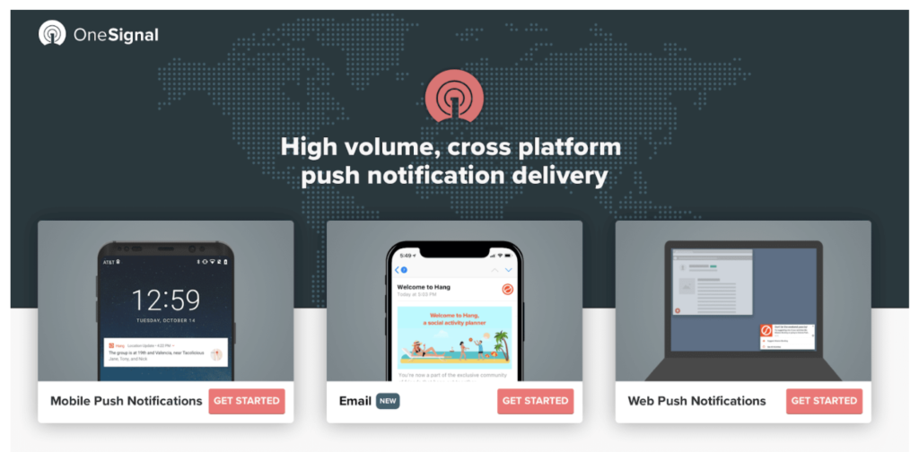 OneSignal: High volume, cross platform push notification delivery