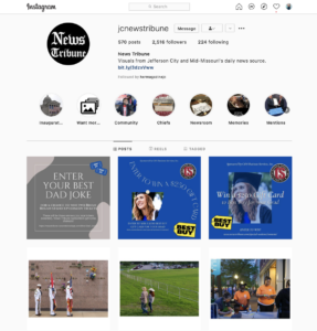 Jefferson City News Tribune Instagram page