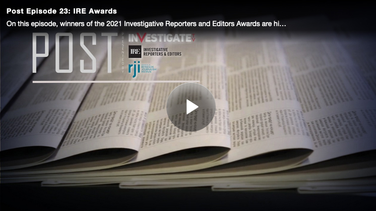 Post Episode 23: IRE Awards recognize coverage of COVID-19, George