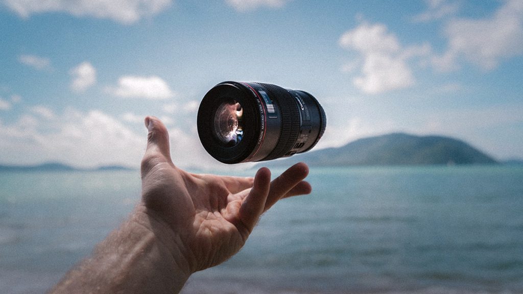 Levitating camera lens. Photo: Jakob Owens on Unsplash