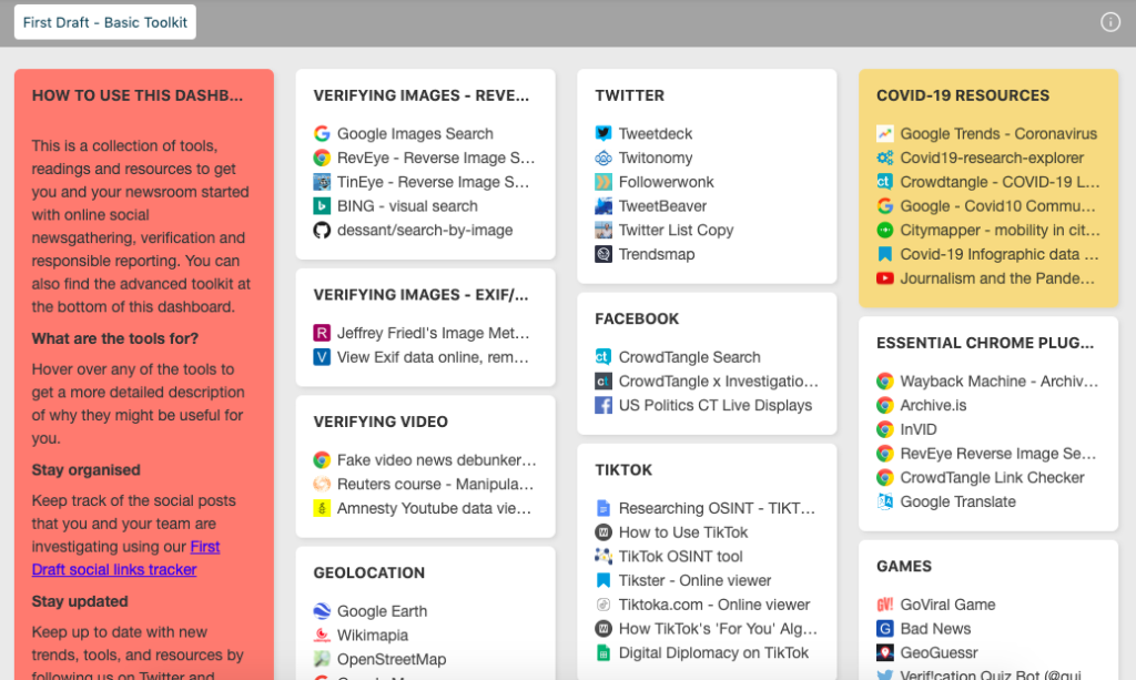 First Draft — Basic Toolkit
