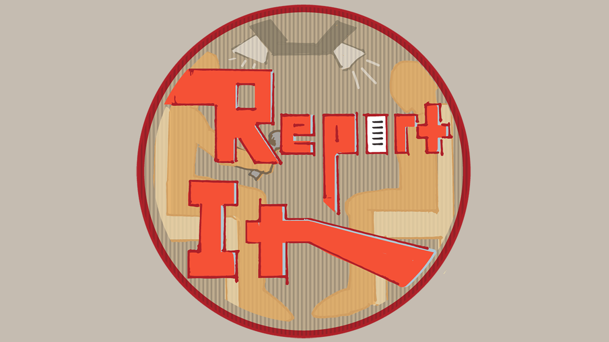 The Report It! patch designed by Sarah Roelke