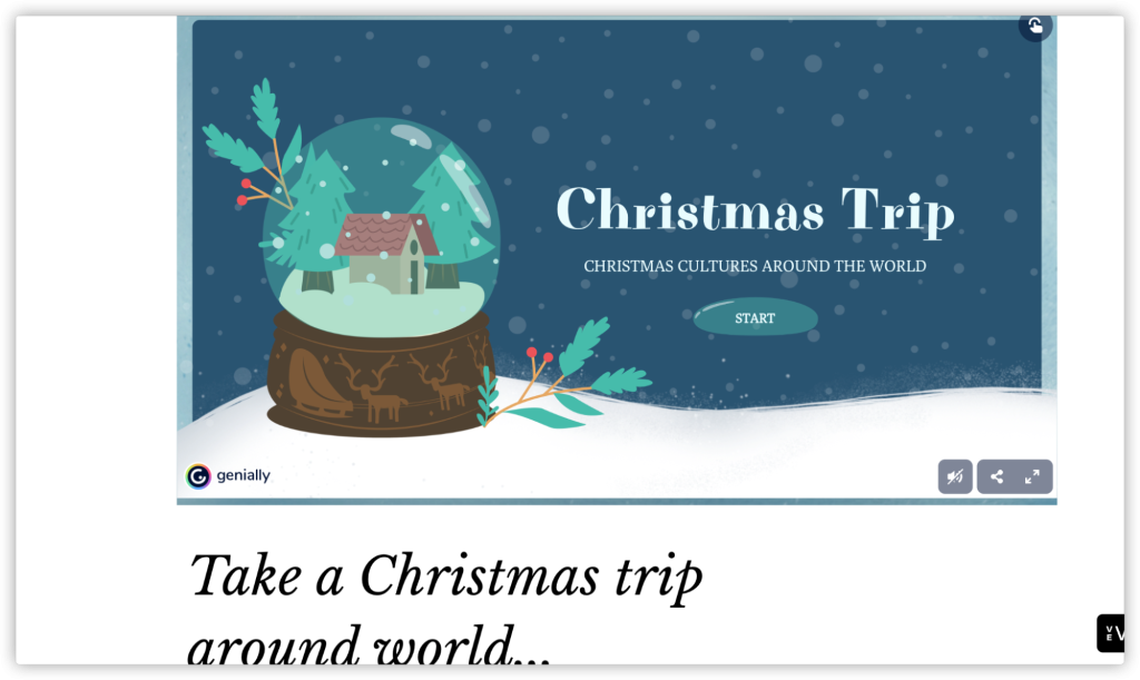 Take a Christmas trip around the world