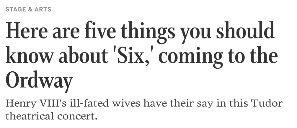 Screenshot from StarTribune website | Here are five things you should know about 'Six,' coming to the Ordway