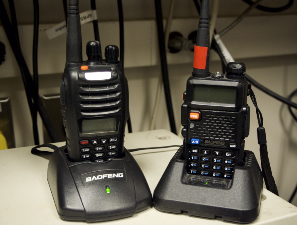 Handy talkies can range from $18 to $599, and even more. Photo: María Arce
