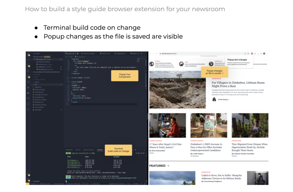How to build a style guide browser extension for your newsroom