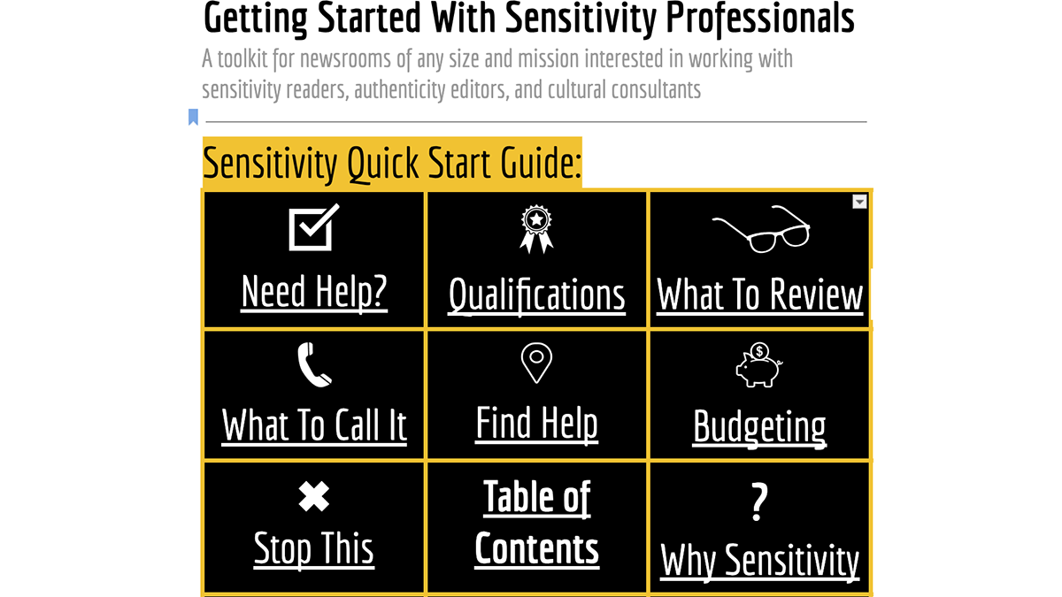 Getting started with sensitivity professionals
