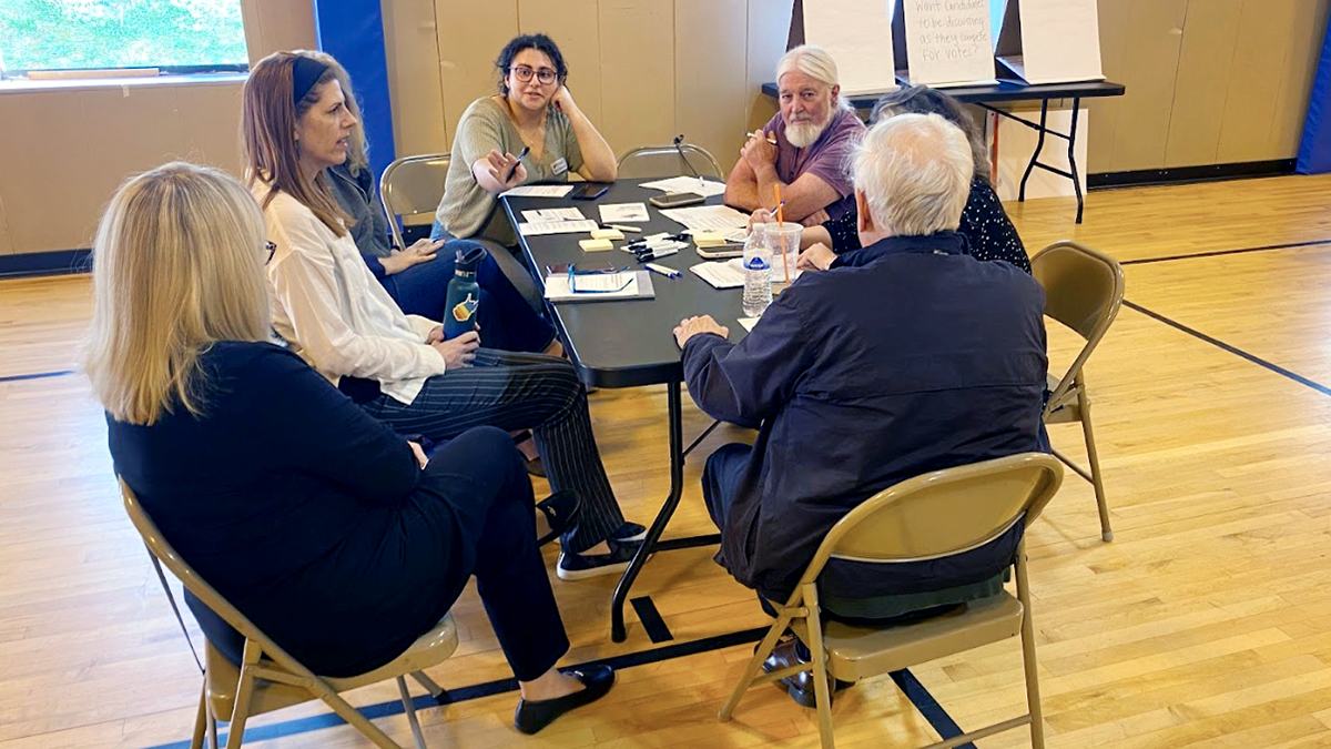 Mountain State Spotlight, an independent and nonprofit newsroom in West Virginia, hosted an elections-focused roundtable with community members in April.