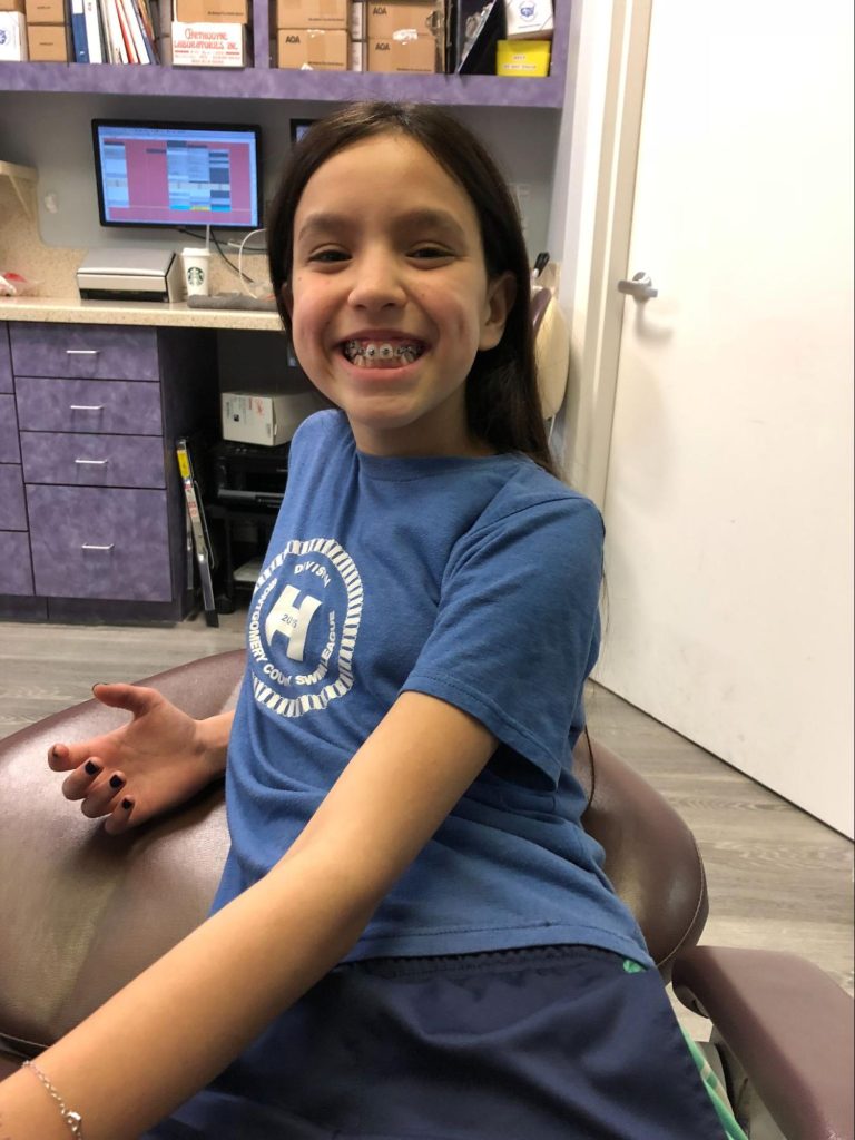 The author’s daughter, whose palate expander experience inspired her reporting on airway health. Courtesy of Katherine Lewis