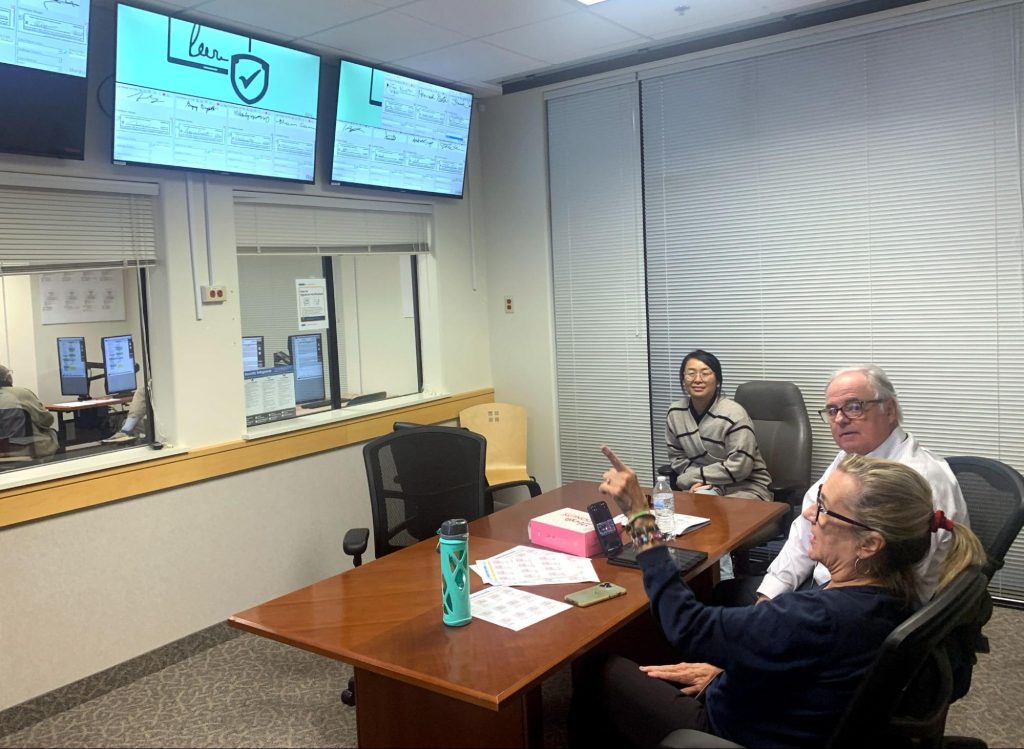 Contra Costa County election workers verify ballot signatures at the Contra Costa County Election Office in Martinez, Calif., on Tuesday, Nov. 5, 2024. Photo: Tony Hicks | Bay City News