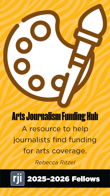 Fellows 2025-2026: Arts Journalism Funding Hub 1
