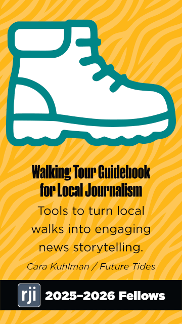 Fellows 2025-2026: Walking Tour Guidebook for Local Journalism 1