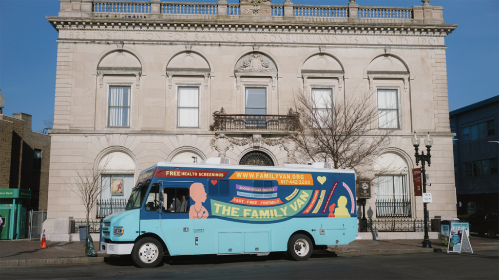 Mobile Health Map’s mobile Health Clinic van sits on an empty street in Boston, Mass.  Photo: Dave Cooper Mobile Health Map’s mobile Health Clinic van sits on an empty street in Boston, Mass. Photo: Dave Cooper
