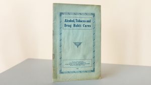 1922 Journal of the American Medical Association publication from The William White library maintained by the Lighthouse Institute at Chestnut Health Systems. Photo: Graham MacIndoe
