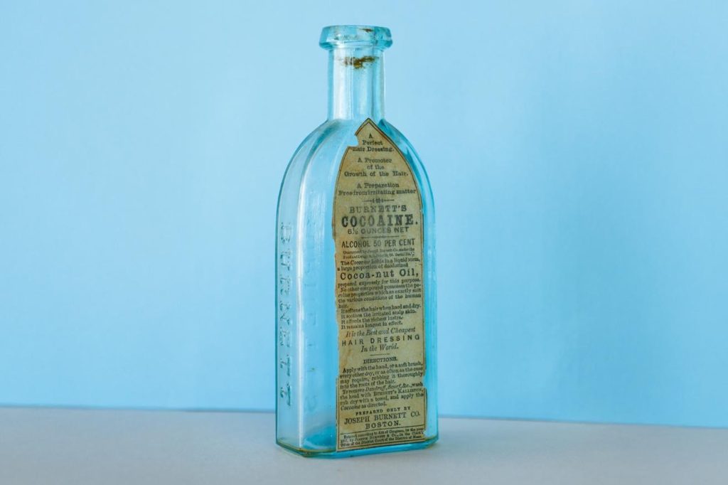 Bottle from The William White library maintained by the Lighthouse Institute at Chestnut Health Systems. Photo: Graham MacIndoe