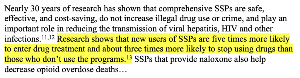 A block of text from a page deleted from the CDC website