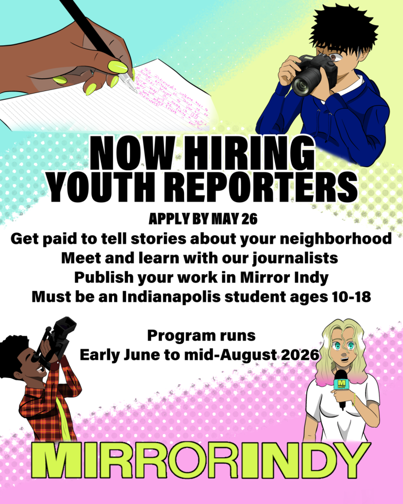 Now hiring youth reporters ad