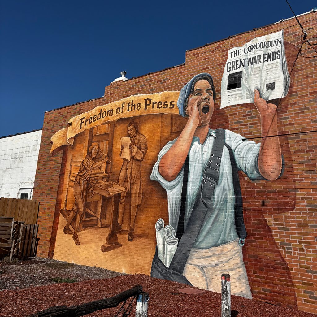 Mural at The Concordian in Lafayette County, Missouri
